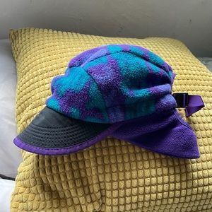 Patagonia Fleece Duck Bill Ear Flap Winter Cap Hat
